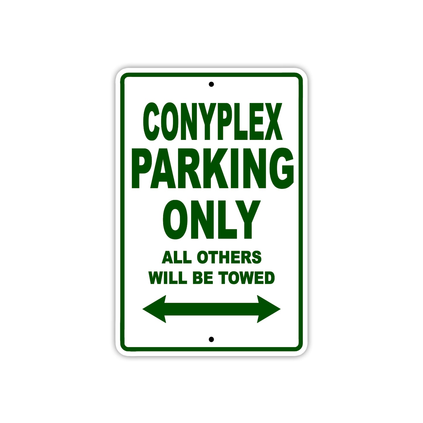 Conyplex Boats Parking Only All Others Will Be Towed Sea Ocean Beach Lake Aluminum Metal Sign Plate