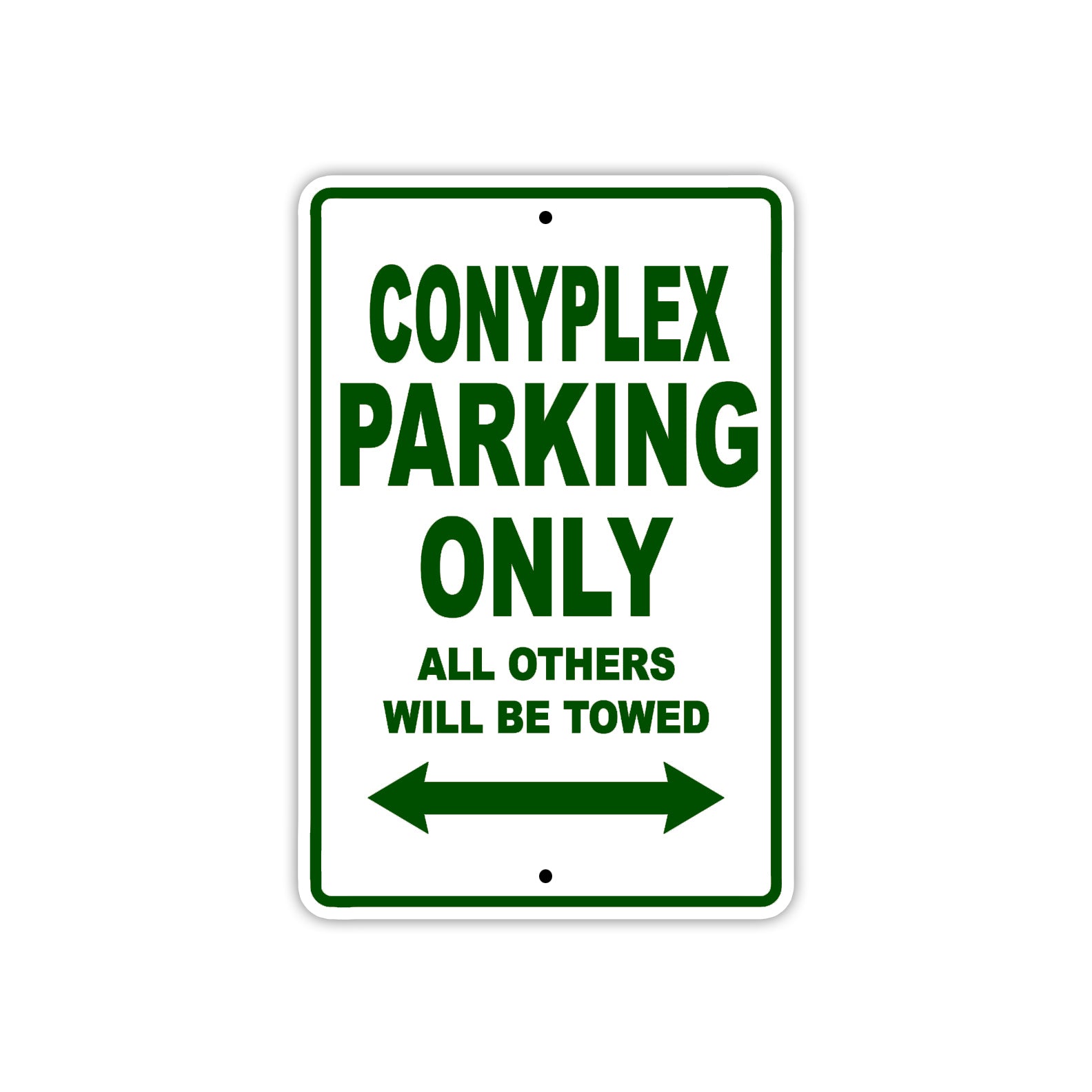 Conyplex Boats Parking Only All Others Will Be Towed Sea Ocean Beach Lake Aluminum Metal Sign Plate