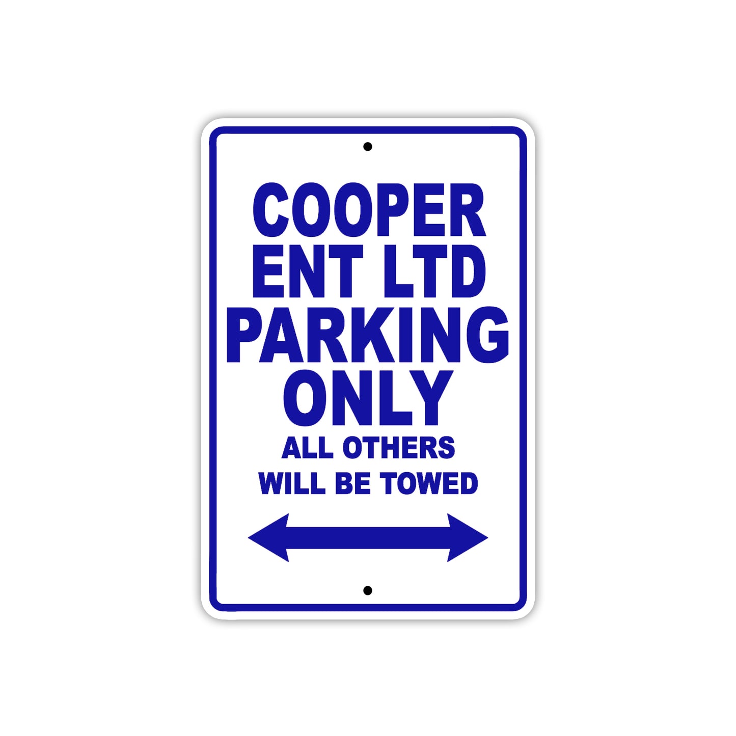 Cooper Ent Ltd Boats Parking Only All Others Will Be Towed Sea Ocean Beach Lake Aluminum Metal Sign Plate