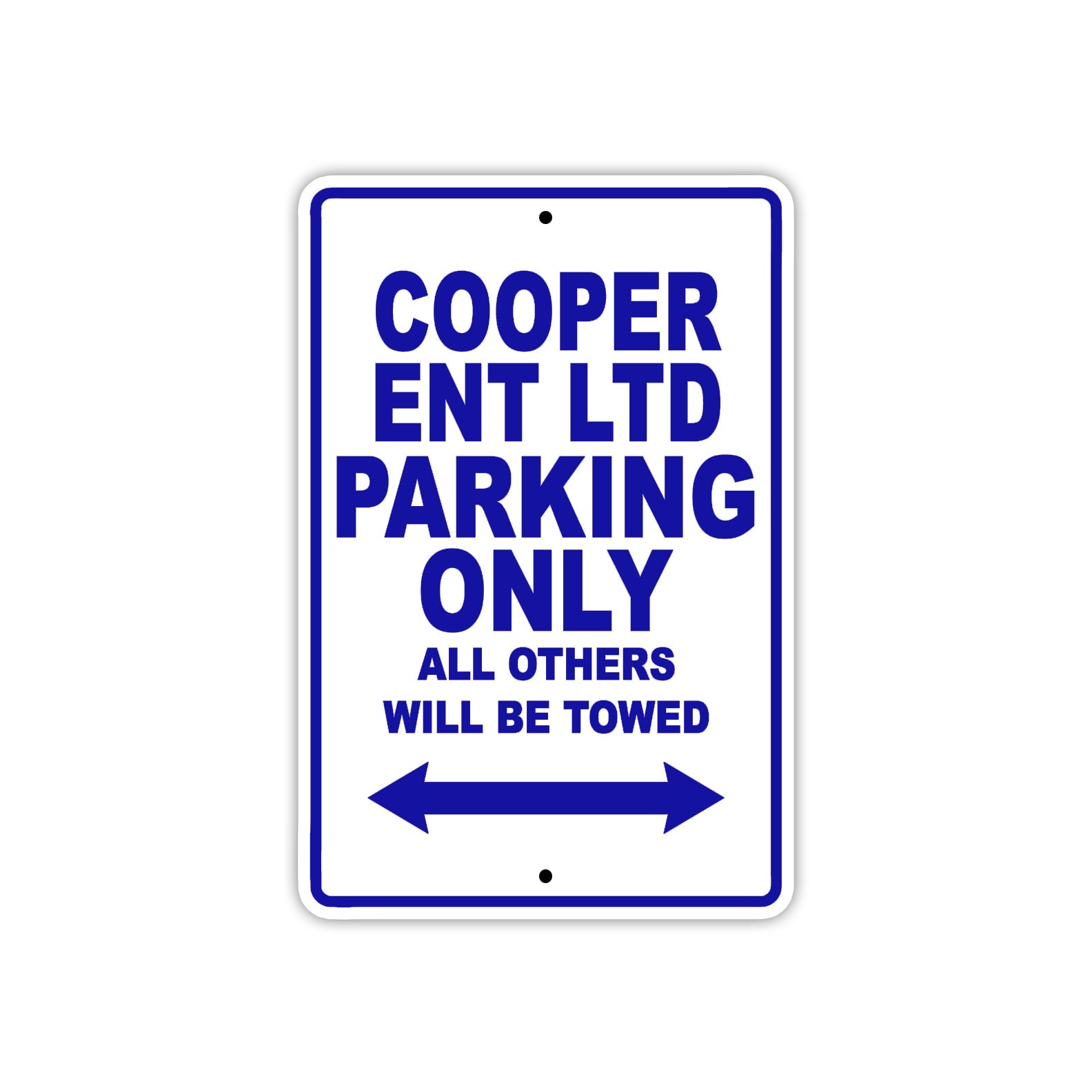Cooper Ent Ltd Boats Parking Only All Others Will Be Towed Sea Ocean Beach Lake Aluminum Metal Sign Plate