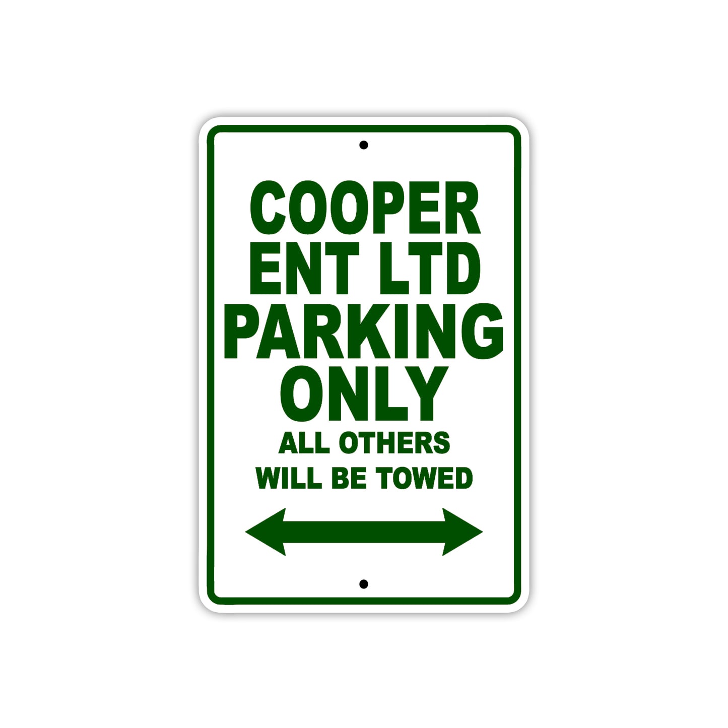 Cooper Ent Ltd Boats Parking Only All Others Will Be Towed Sea Ocean Beach Lake Aluminum Metal Sign Plate