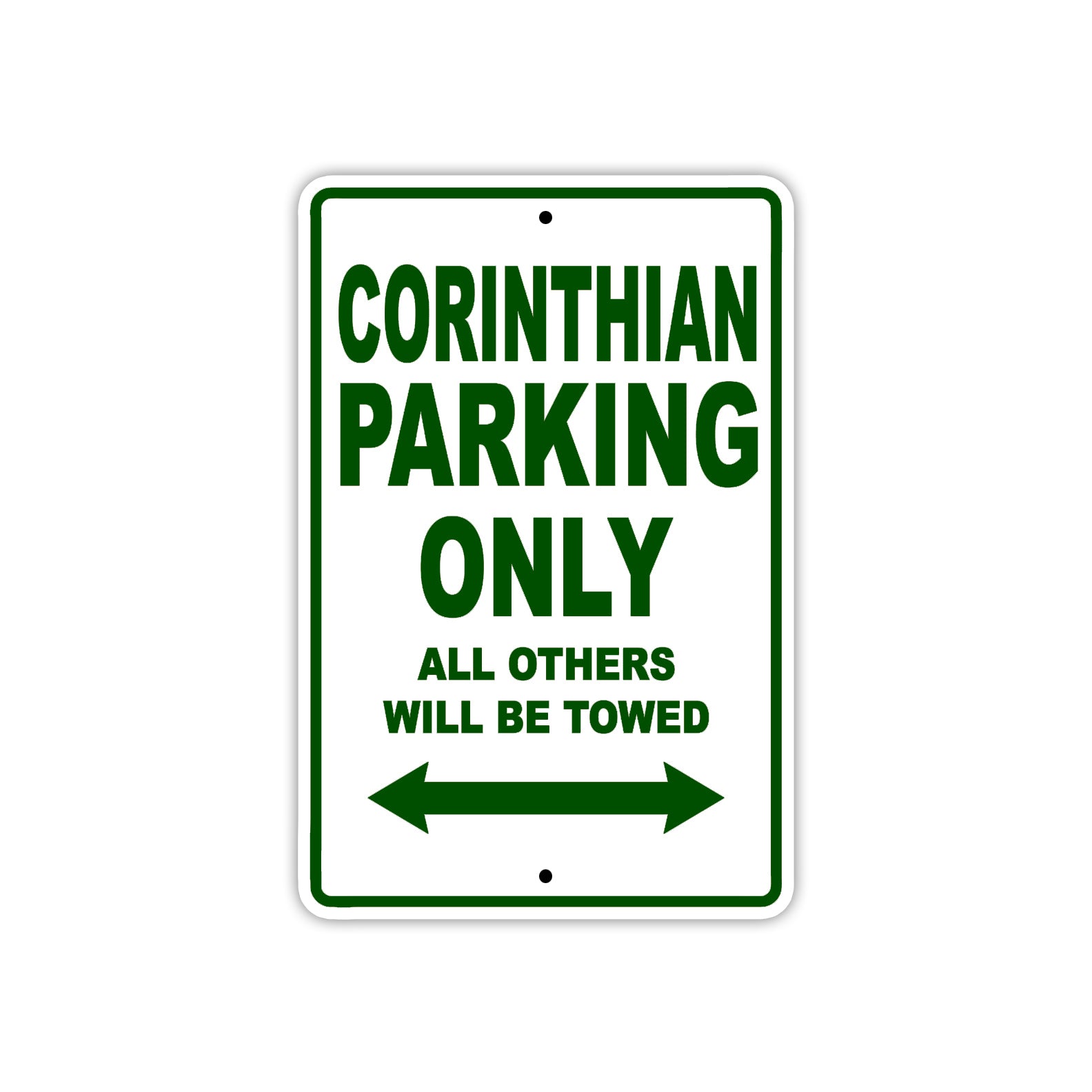 Corinthian Boats Parking Only All Others Will Be Towed Sea Ocean Beach Lake Aluminum Metal Sign Plate