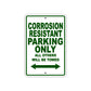 Corrosion Resistant Boats Parking Only All Others Will Be Towed Sea Ocean Beach Lake Aluminum Metal Sign Plate