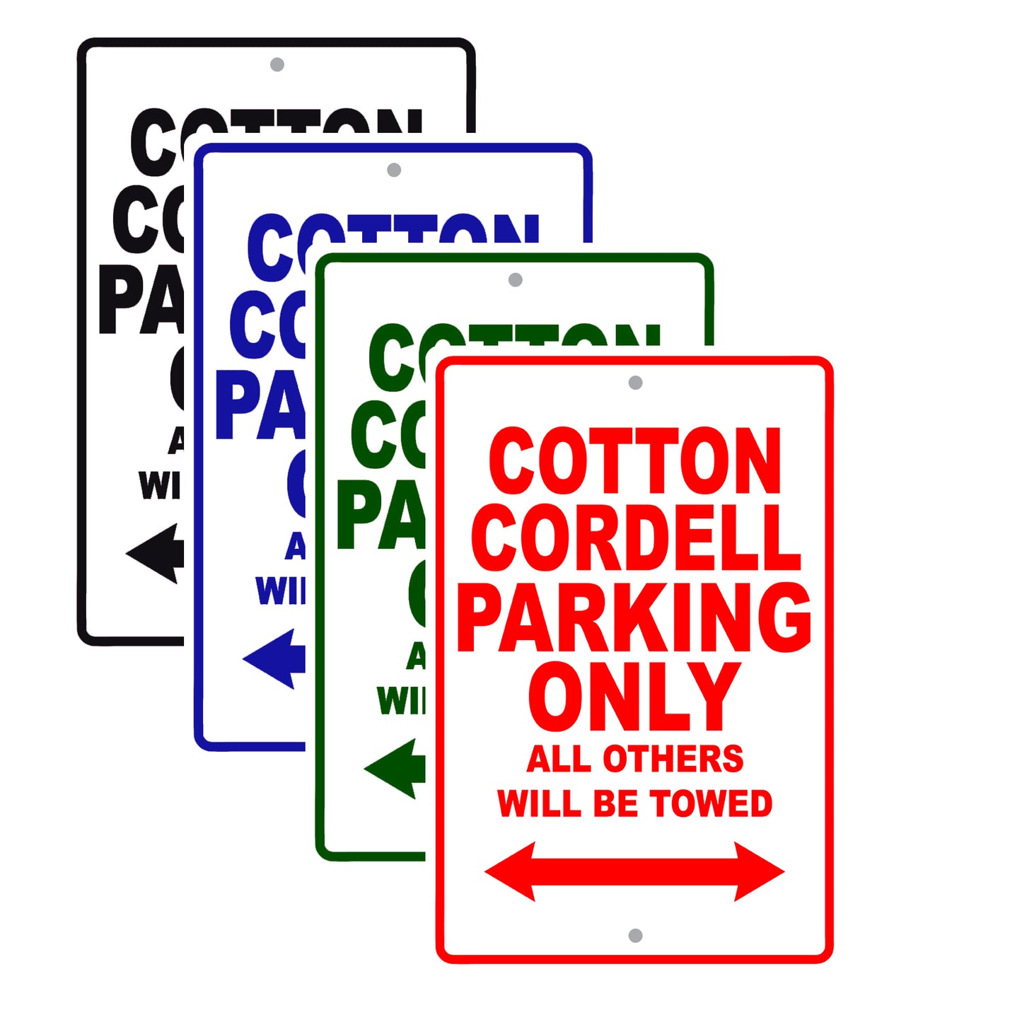 Cotton Cordell Boats Parking Only All Others Will Be Towed Sea Ocean Beach Lake Aluminum Metal Sign Plate