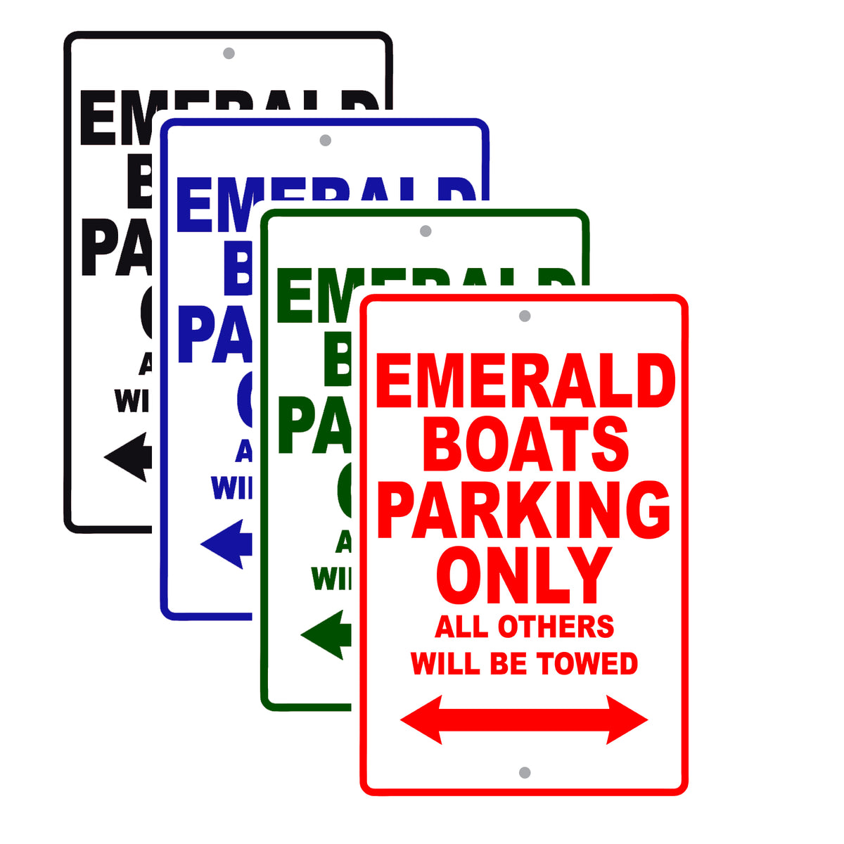 Emerald Boats Parking Only All Others Will Be Towed | Aluminum Boat ...