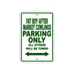 Fat Boy After Market Cowlings Parking Only All Others Will Be Towed Sea Ocean Beach Lake Boat Aluminum Metal Sign Plate