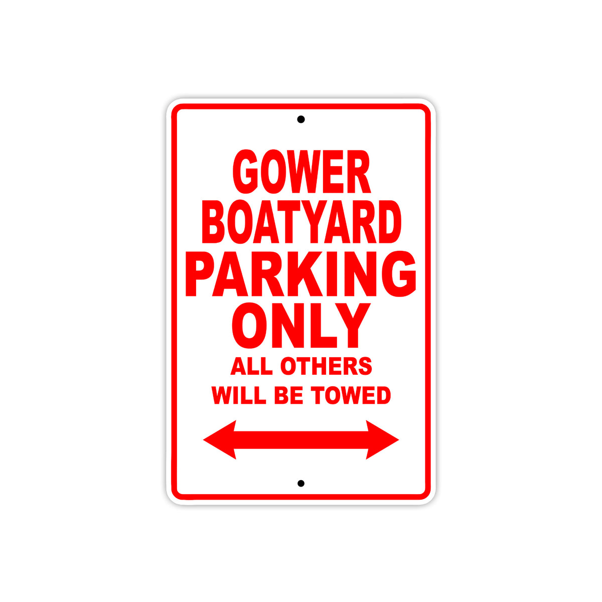 Gower Boatyard Parking Only All Others Will Be Towed | Aluminum Boat ...