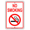 No Smoking Prohibition Restriction Building Office Warning Restriction Surveillance Notice Aluminum Metal Sign Plate