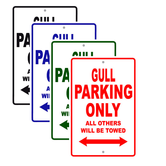 Gunnar Marel Parking Only All Others Will Be Towed Sea Ocean Beach Lake Boat Aluminum Metal Sign Plate
