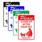 Please Clean Up After Your Pet Thank You Notice Warning Safety Germs Hand Wash Aluminum Metal Sign Plate