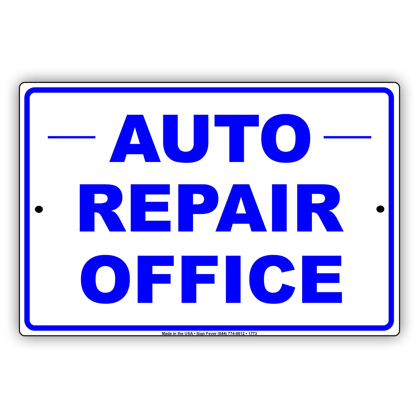 Auto Repair Office Car Workshop Mechanic Garage Carport Parking Notice Aluminum Metal Sign Plate
