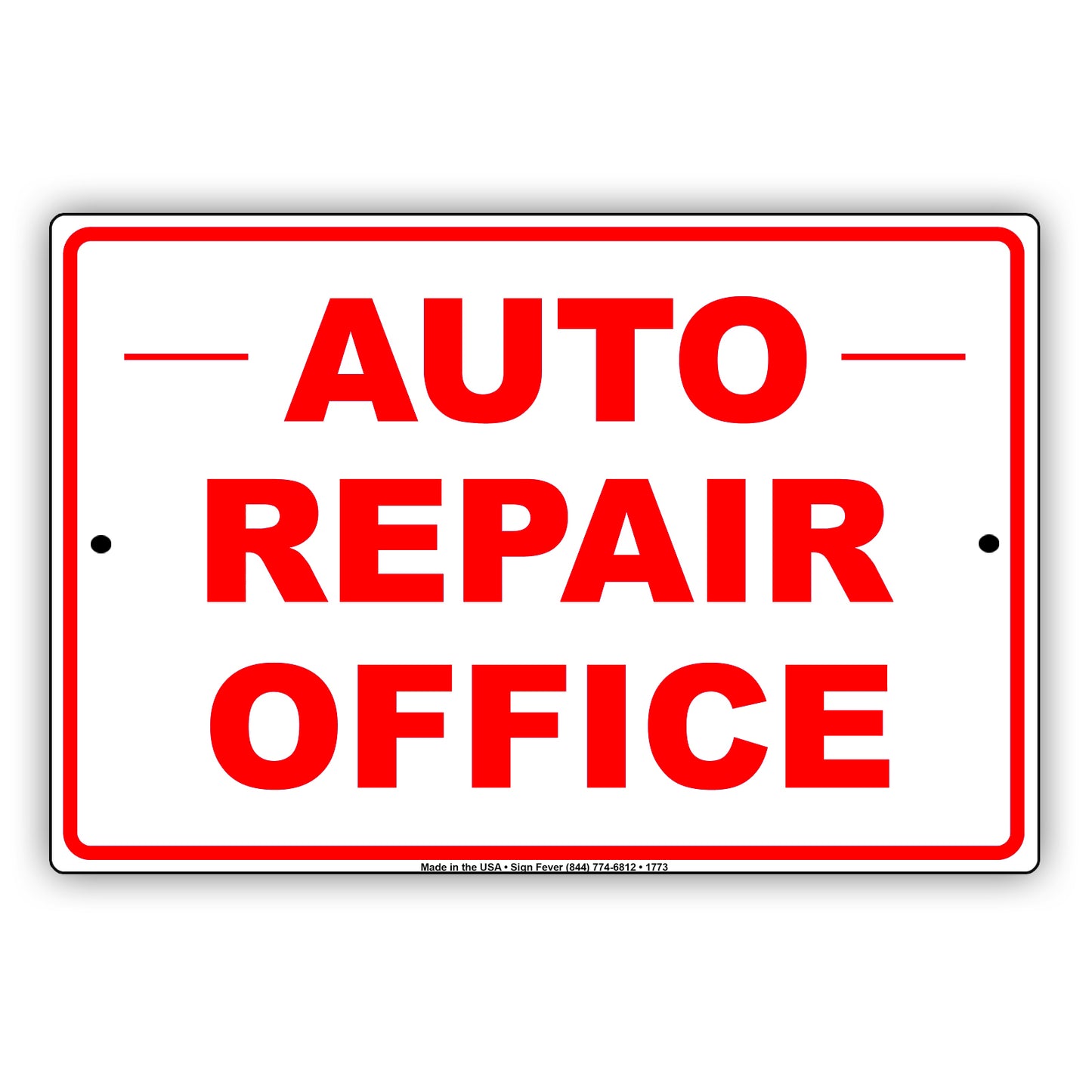 Auto Repair Office Car Workshop Mechanic Garage Carport Parking Notice Aluminum Metal Sign Plate