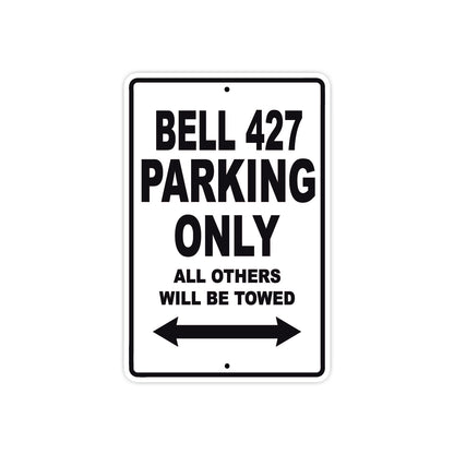 Bell 427 Parking Only All Others Will Be Towed Sea Ocean Beach Luscombe Boat Aluminum Metal Sign Plate