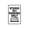 Mitsubishi Mu-2 Parking Only All Others Will Be Towed Sea Ocean Beach Luscombe Boat Aluminum Metal Sign Plate