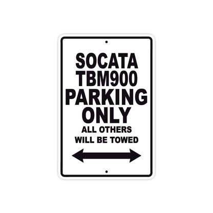 Socata Tbm900 Parking Only All Others Will Be Towed Sea Ocean Beach Luscombe Boat Aluminum Metal Sign Plate