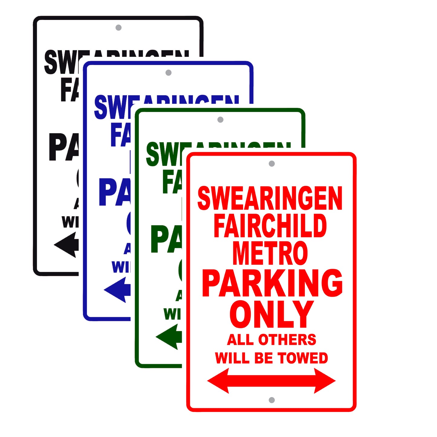 Socata Swearingen Metro Parking Only All Others Will Be Towed Sea Ocean Beach Luscombe Boat Aluminum Metal Sign Plate