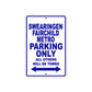 Socata Swearingen Metro Parking Only All Others Will Be Towed Sea Ocean Beach Luscombe Boat Aluminum Metal Sign Plate