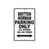 Britten Norman Parking Only All Others Will Be Towed Sea Ocean Beach Luscombe Boat Aluminum Metal Sign Plate