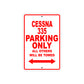 Cessna 335 Parking Only All Others Will Be Towed Sea Ocean Beach Luscombe Boat Aluminum Metal Sign Plate