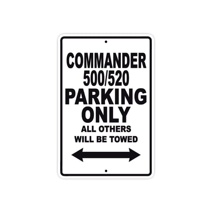 Commander 500/520 Parking Only All Others Will Be Towed Sea Ocean Beach Luscombe Boat Aluminum Metal Sign Plate