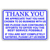Thank You For Your Business We Pledge To Offer Best Service Offices Policy Notice