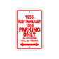 1956 Austin-Healey 100-6 Parking Only All Others Will Be Towed Sea Ocean Beach Lake Boat Aluminum Metal Sign Plate