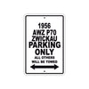 1956 Awz P70 Zwickau Parking Only All Others Will Be Towed Aluminum Metal Sign Plate