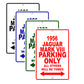 1956 Jaguar Mark VIII Parking Only All Others Will Be Towed Sea Ocean Beach Lake Boat Aluminum Metal Sign Plate