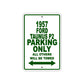 1957 Ford Taunus P2 Parking Only All Others Will Be Towed Sea Ocean Beach Lake Boat Aluminum Metal Sign Plate