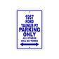 1957 Ford Taunus P2 Parking Only All Others Will Be Towed Sea Ocean Beach Lake Boat Aluminum Metal Sign Plate