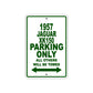 1957 Jaguar XK150 Parking Only All Others Will Be Towed Sea Ocean Beach Lake Boat Aluminum Metal Sign Plate