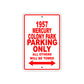 1957 Mercury Colony Park Parking Only All Others Will Be Towed Sea Ocean Beach Lake Boat Aluminum Metal Sign Plate