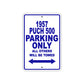 1957 Puch 500 Parking Only All Others Will Be Towed Sea Ocean Beach Lake Boat Aluminum Metal Sign Plate
