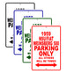 1959 NSU/FIAT Weinsberg 500 Parking Only All Others Will Be Towed Sea Ocean Beach Lake Boat Aluminum Metal Sign Plate