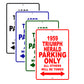 1959 Triumph Herald Parking Only All Others Will Be Towed Sea Ocean Beach Lake Boat Aluminum Metal Sign Plate