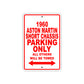1960 Aston Martin Short Chassis Parking Only All Others Will Be Towed Sea Ocean Beach Lake Boat Aluminum Metal Sign Plate