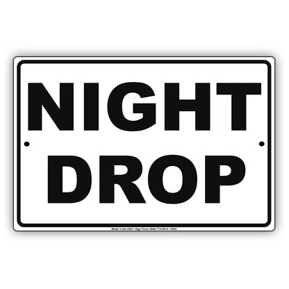 Night Drop Commercial Car Dealership Key Drop Boxes Alert Notice Aluminum