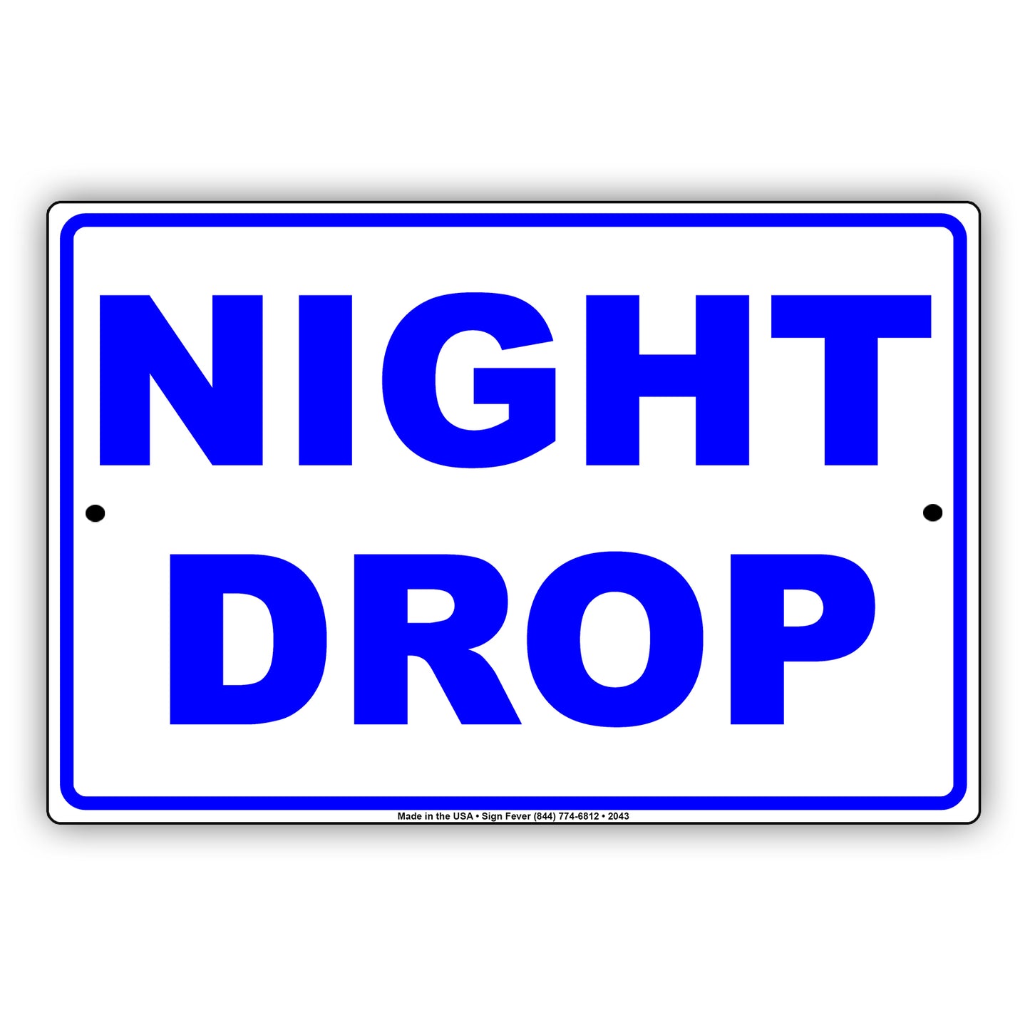 Night Drop Commercial Car Dealership Key Drop Boxes Alert Notice Aluminum