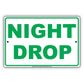 Night Drop Commercial Car Dealership Key Drop Boxes Alert Notice Aluminum