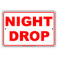 Night Drop Commercial Car Dealership Key Drop Boxes Alert Notice Aluminum