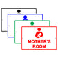 Mother's Room With Graphic Breastfeeding Alert Caution Warning Notice Aluminum