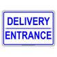 Delivery Entrance Shipping And Receiving Loading Zone Alert Caution Warning Notice Aluminum