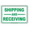 Shipping And Receiving Mail Drop Off Pick Up Dedicated Area Alert Caution Warning Notice Aluminum