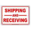 Shipping And Receiving Mail Drop Off Pick Up Dedicated Area Alert Caution Warning Notice Aluminum