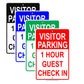 Visitor Parking Time Limit Guest Check In Sign