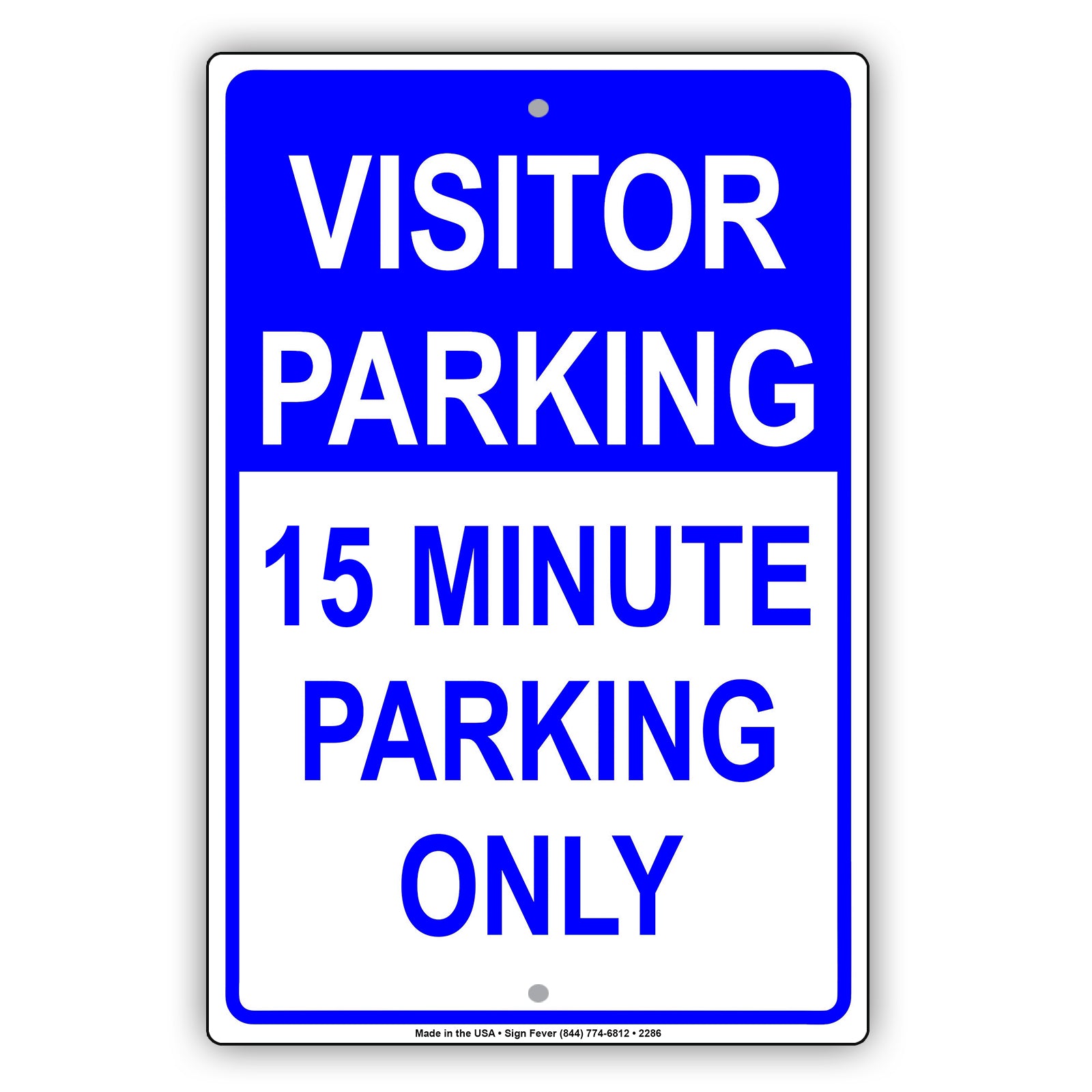 Visitor Time Limit Parking Only Sign