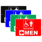 Handicap Restroom For Men With Arrow Pointing Sign