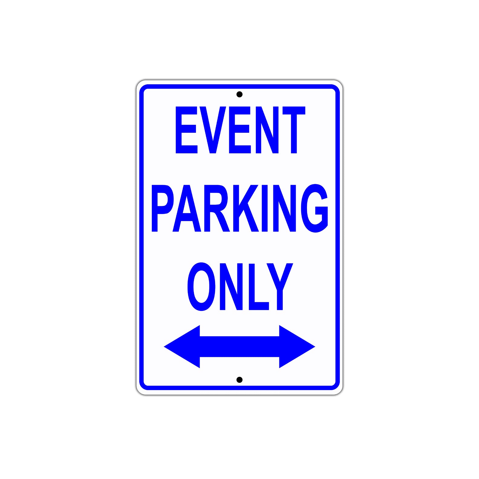 Event Parking Only Alert Aluminum Metal Sign Plate