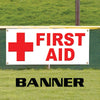 Emergency First Aid Kit Minor Injuries Vinyl Banner Sign
