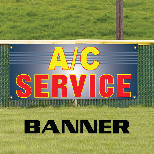 A/C Inverter Air Conditioner Repairing & Services Vinyl Banner Sign